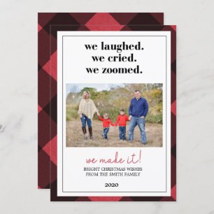 Cartão de Natal Pandêmico, Cartão de Natal Zoom