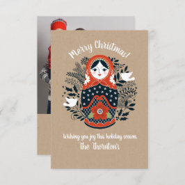 Cartão de Natal para a Família Bonita