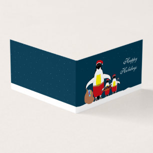 Cartão de Natal para a Família de Auxiliares de pa