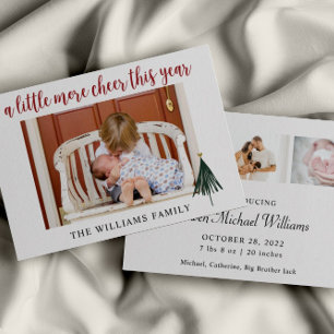 Cartão de Natal para a Família de Caligrafia Moder