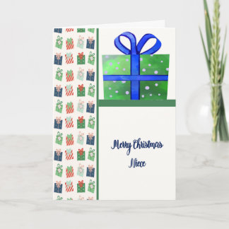 Cartão de Natal para a Niece Present Design