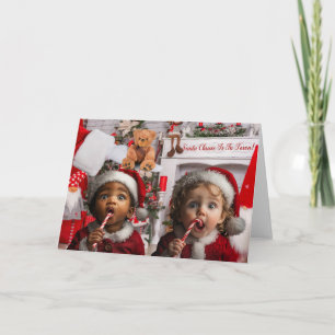 Cartão de Natal para Bebê Adorável