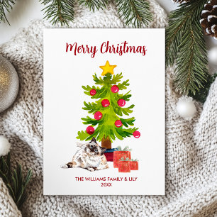 Cartão de Natal para Berman Cat