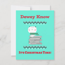 Cartão de Natal para Bibliotecários