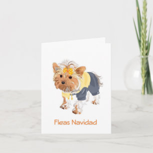 Cartão de Natal para Cachorros de Fleas Navidad