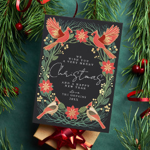 Cartão de Natal para Cardinhos Russos Encantados