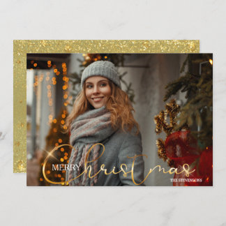 Cartão de Natal para Fotografias da Modern Trendy