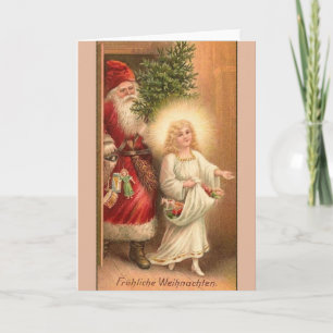 Cartão de Natal para Fröhliche Weihnachten
