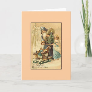 Cartão de Natal para Fröhliche Weihnachten