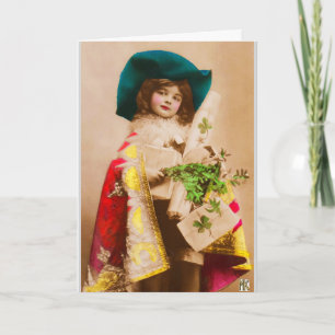 Cartão de Natal para Garota de Presente Feriado