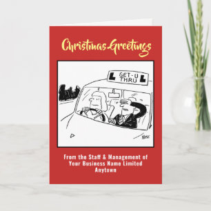 Cartão de Natal para Instrutor da Escola de Conduç