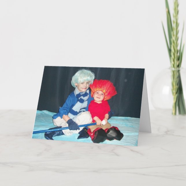 Cartão de Natal para Irmãos Miseráveis (Frente)