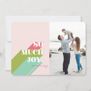 Cartão de Natal para Jovens e Retro Coloridos