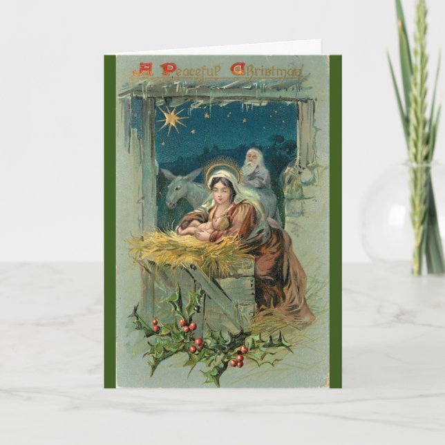 Cartão de Natal para Mamãe e Papai (Frente)