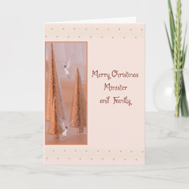 Cartão de Natal para Ministro e Família (Frente)
