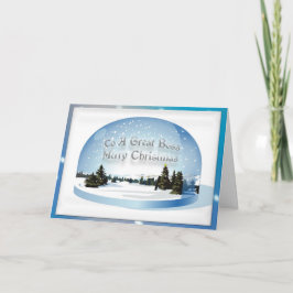 Cartão de Natal para o chefe