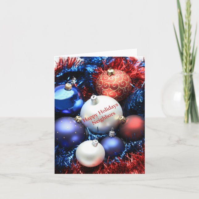 Cartão de Natal para os vizinhos (Frente)