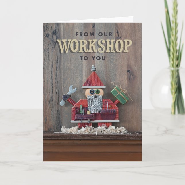 Cartão de Natal para Papais noeis (Frente)