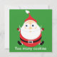 Cartão de Natal para Papais noeis Chubby (Frente)