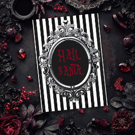 Cartão de Natal para Papais noeis de granizo