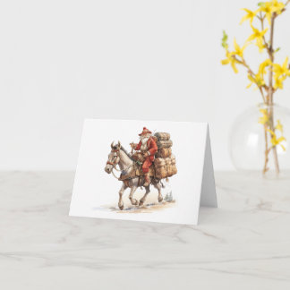 Cartão de Natal para Papais noeis do sudoeste