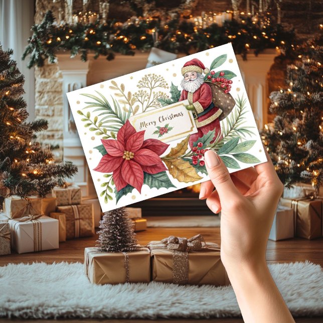 Cartão de Natal para papais noeis e presentes (Criador carregado)