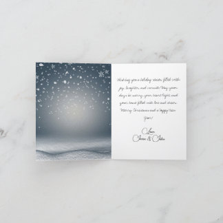 Cartão de Natal para Papais noeis Festivos e Amigo