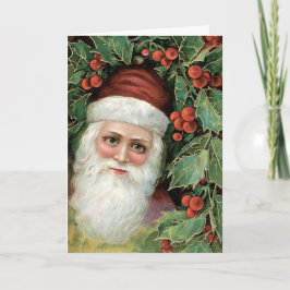 Cartão de Natal para Papais noeis Vintage