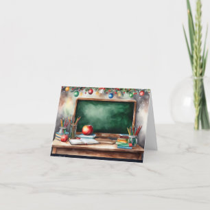 Cartão de Natal para Professores