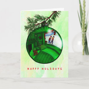 Cartão de Natal para Runner - Ornament do Runner