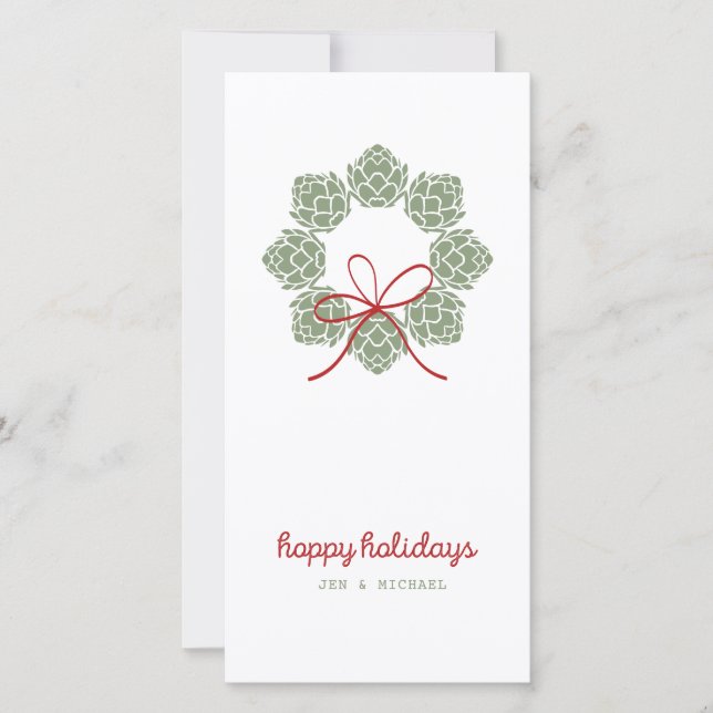 Cartão de Natal para Saltos de cerveja (Frente)