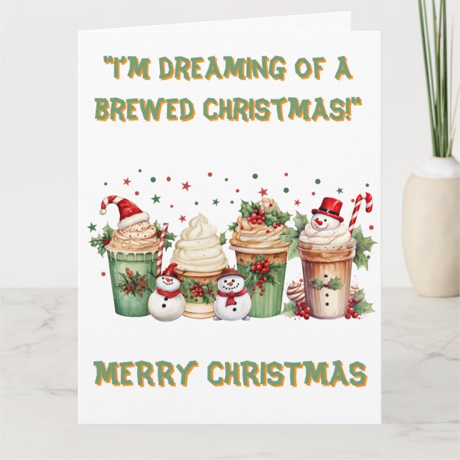 Cartão de Natal para Sonhos Reproduzidos (Frente)