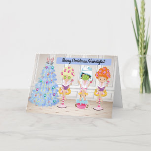 Cartão de Natal para sua Lista de Cabelos