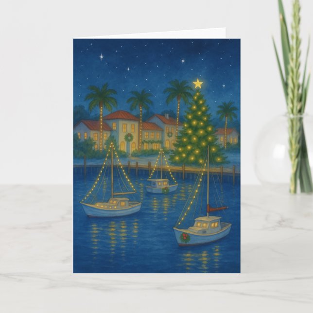 Cartão de Natal para Trópicos Costeiros (Frente)