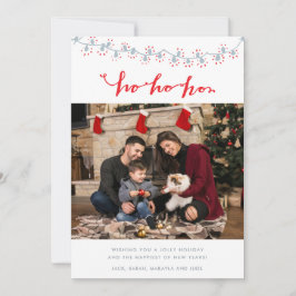 Cartão de Natal para Xadrez de Fotografias da Famí