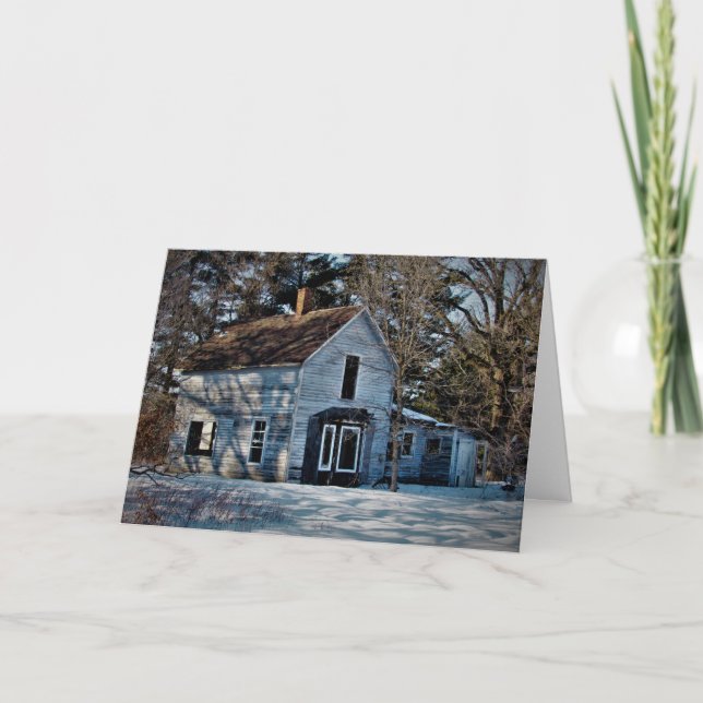 Cartão de Natal "Passado Despedaçado" (Frente)