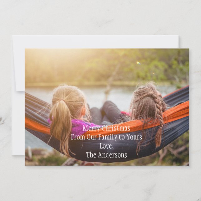 Cartão de Natal Personalizado (Frente)