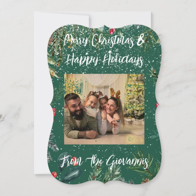 CARTÃO DE NATAL PERSONALIZADO (Frente)