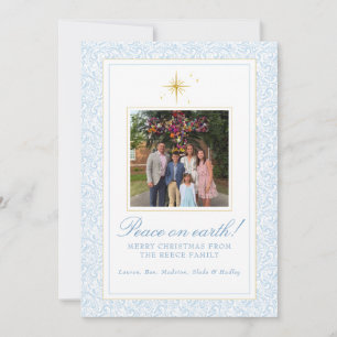 Cartão de Natal Personalizado com Foto da Família