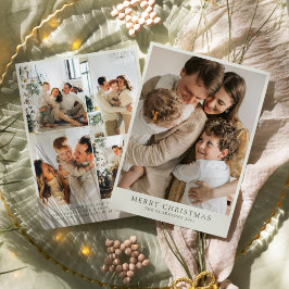 Cartão de Natal personalizado da Família Moderna