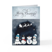 Cartão de Natal Personalizado de Saudades