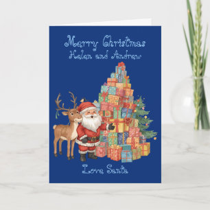 cartão de Natal personalizado e caprichoso do Papa