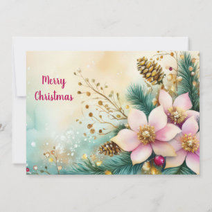 Cartão de Natal personalizado festivo