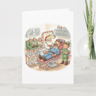 Cartão de Natal Personalizado Fofo para Ortodontis