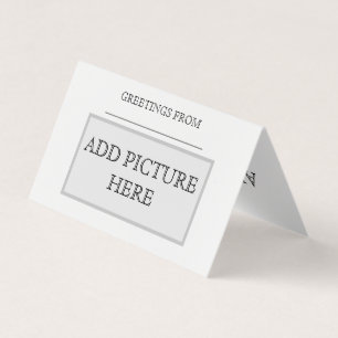 Cartão de Natal Personalizado Horizontal