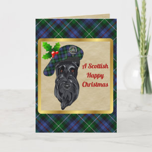 Cartão de Natal Personalizado MacKenzie Badge & Ta