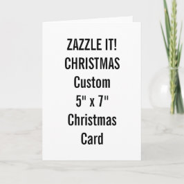 Cartão de Natal Personalizado Modelo de Vazio de 5