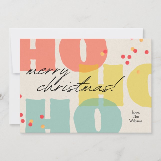 Cartão de Natal Personalizado Online (Frente)