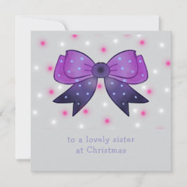 Cartão de Natal personalizado para Irmãs arcos Bon