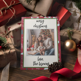 Cartão de Natal Personalizado para Papais noeis Re